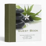 Holistic Spa Guest Book 3 Ring Binders