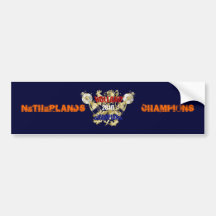 Holland 2010 Leeuw Champions of the World Bumper Sticker