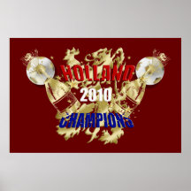 Holland 2010 Leeuw Champions of the World Poster