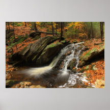 Holland Glen Waterfall, Belchertown MA Posters