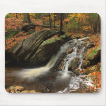Holland Glen Waterfall in Autumn Mouse Pad