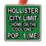 Hollister City Limit Ornament