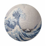 Hollow Wave by Japanese artist Hokusai photo sculptures