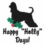 Holly Afghan Hound Embroidered Shirt (Polo)