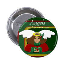Holly Angel Button