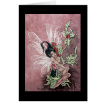 Holly Berry Faery Greeting Cards