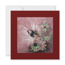 Holly Berry Faery Invites