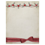 Holly Border Bow letterhead