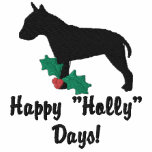 Holly Bull Terrier Embroidered Shirt (Hoodie)