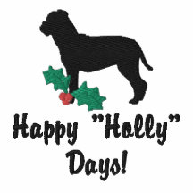 Holly Bullmastiff Embroidered Shirt (Polo)