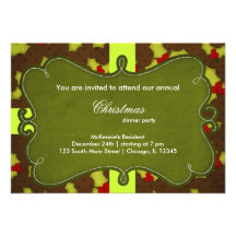 Holly Christmas Announcement