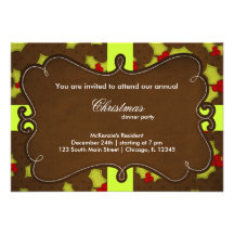Holly Christmas Announcement