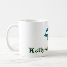 Holly-day Mustache Mug