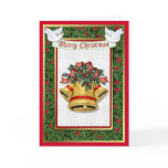 Holly Dove Christmas Card