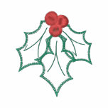 Holly Embroidered Christmas Shirt *TBA 12/10/08 embroidered shirts