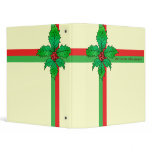Holly Fleur de lis Binder