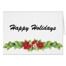 Holly Garland Cards