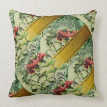 Holly Holiday pillows