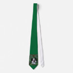 Holly Jolly Boston Terrier Christmas Tie