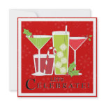 Holly Jolly Christmas Cocktail Party Invitation