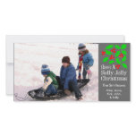 Holly Jolly Christmas Photocards (Grey)