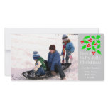 Holly Jolly Christmas Photocards (Silver)