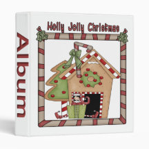 Holly Jolly Christmas Vinyl Binder
