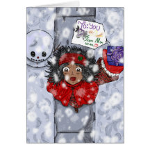 Holly Jolly Xmas Greeting Card