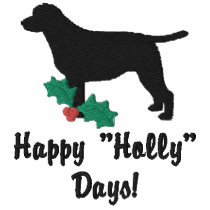 Holly Labrador Retriever Embroidered Shirt (LS)