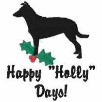 Holly Smooth Collie Embroidered Polo Shirt