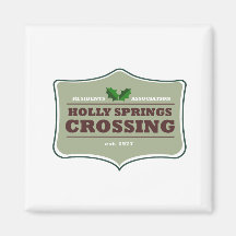 Holly Springs Crossing Refrigerator Magnets