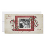 Holly Swirl Photo Card