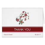 Holly Thank You Card