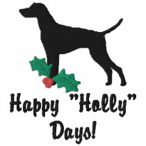 Holly Vizsla Embroidered Polo Shirt