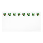 Holly With Berries Photo Greeting Card