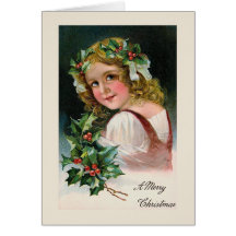 "Holly Wreath" Christmas Card