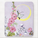 Hollyhock, Dahlia and Balloon Flowers mousepads