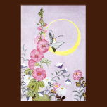 Hollyhock, Dahlia and Balloon Flowers posters