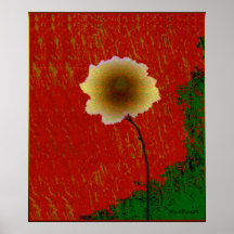 Hollyhock Poster
