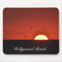 Hollywood Beach Sunset Mousepad