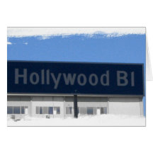 Hollywood Blvd Greeting Card