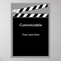 Hollywood Clapper Board Customizable