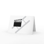 hollywood film clapper card