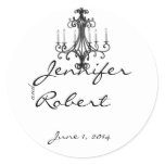 Hollywood Glamour Chandelier Envelope Seal