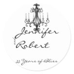 Hollywood Glamour Chandelier Envelope Seal