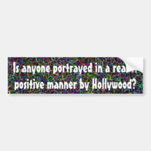 Hollywood hates everyone bumper sticker