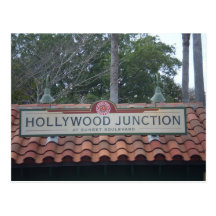 HOLLYWOOD JUNCTION STATION POSTCARD