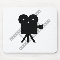 hollywood movie cine camera film mouse mat