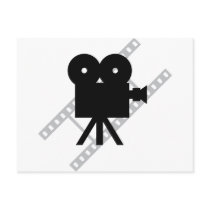 hollywood movie cine camera film post cards