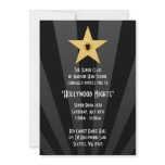 Hollywood Nights Gold Star Prom Formal Invitation